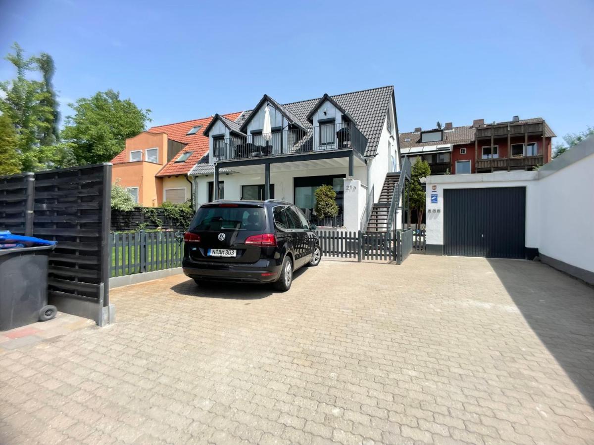 M-Style 04 Apartment Mit Balkon Und Gasgrill, 24H Self-Check-In, Free Parking, Netflix ニュルンベルク エクステリア 写真
